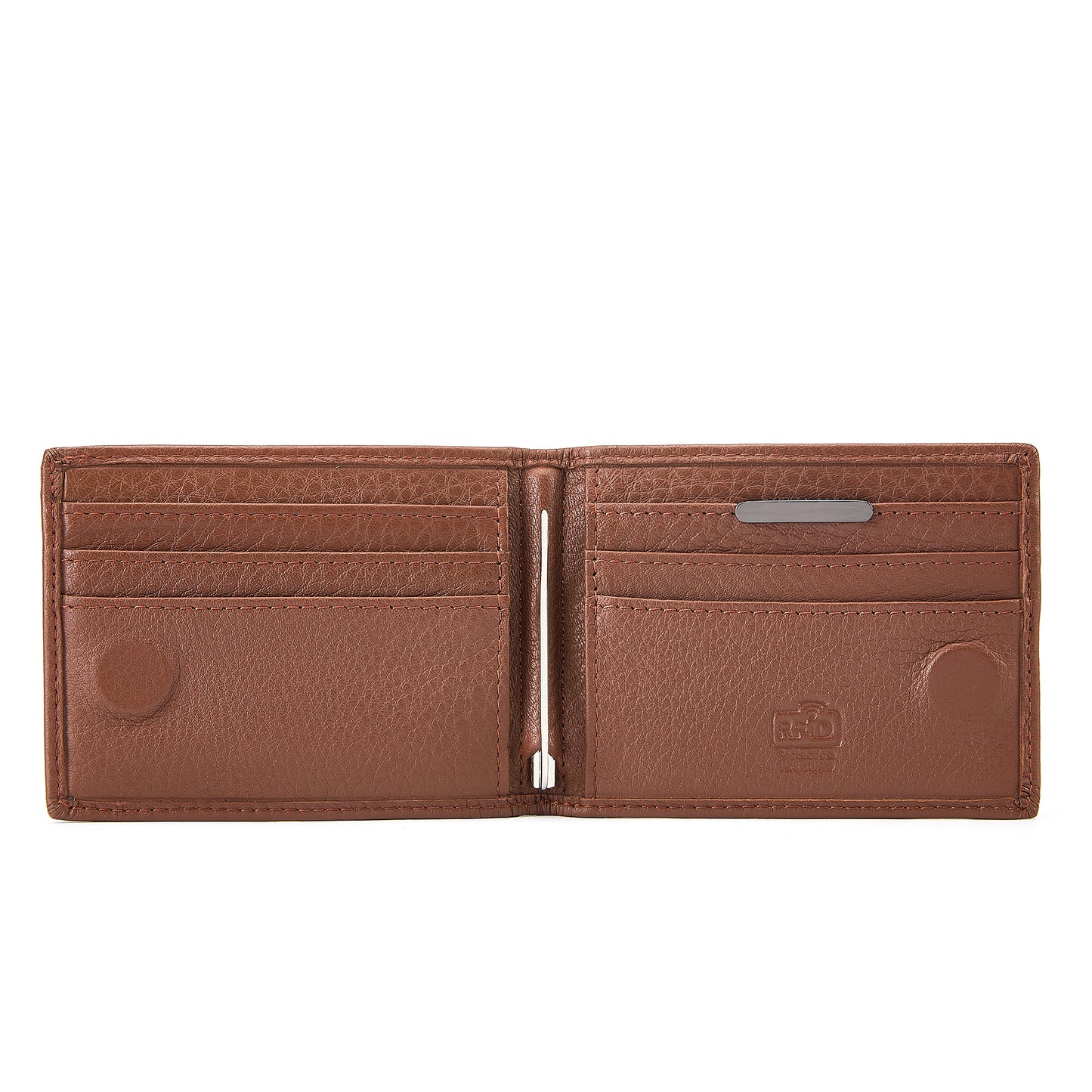 (TEST ONLY) Jack Studio Full Grain Leather Moro Deluxe Luxe Bi-fold Money Clip Wallet-JWC51055