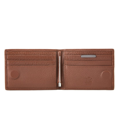 (TEST ONLY) Jack Studio Full Grain Leather Moro Deluxe Luxe Bi-fold Money Clip Wallet-JWC51055