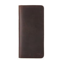 Jack Studio Full Grain Leather Crazy Horse Brencó Vertical Long Bi-fold Wallet Dompet Panjang Lelaki Vintage - JWC 50952 thumbnail