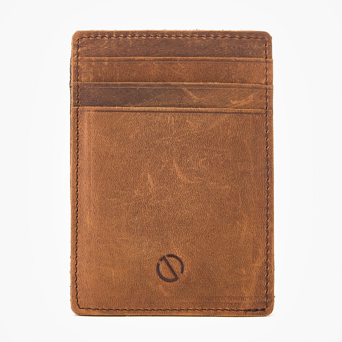 Jack Studio Full Grain Leather Crazy Horse Brencó Slim Card Holder Pemegang Kad Nipis - JWD 50953 C