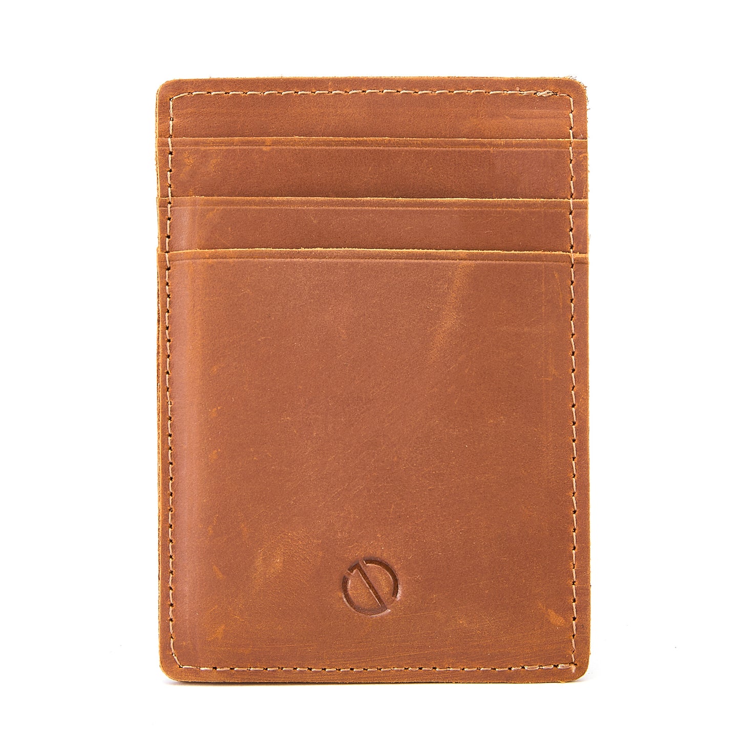 Jack Studio Full Grain Leather Crazy Horse Brencó Slim Card Holder Pemegang Kad Nipis - JWD 50953 C