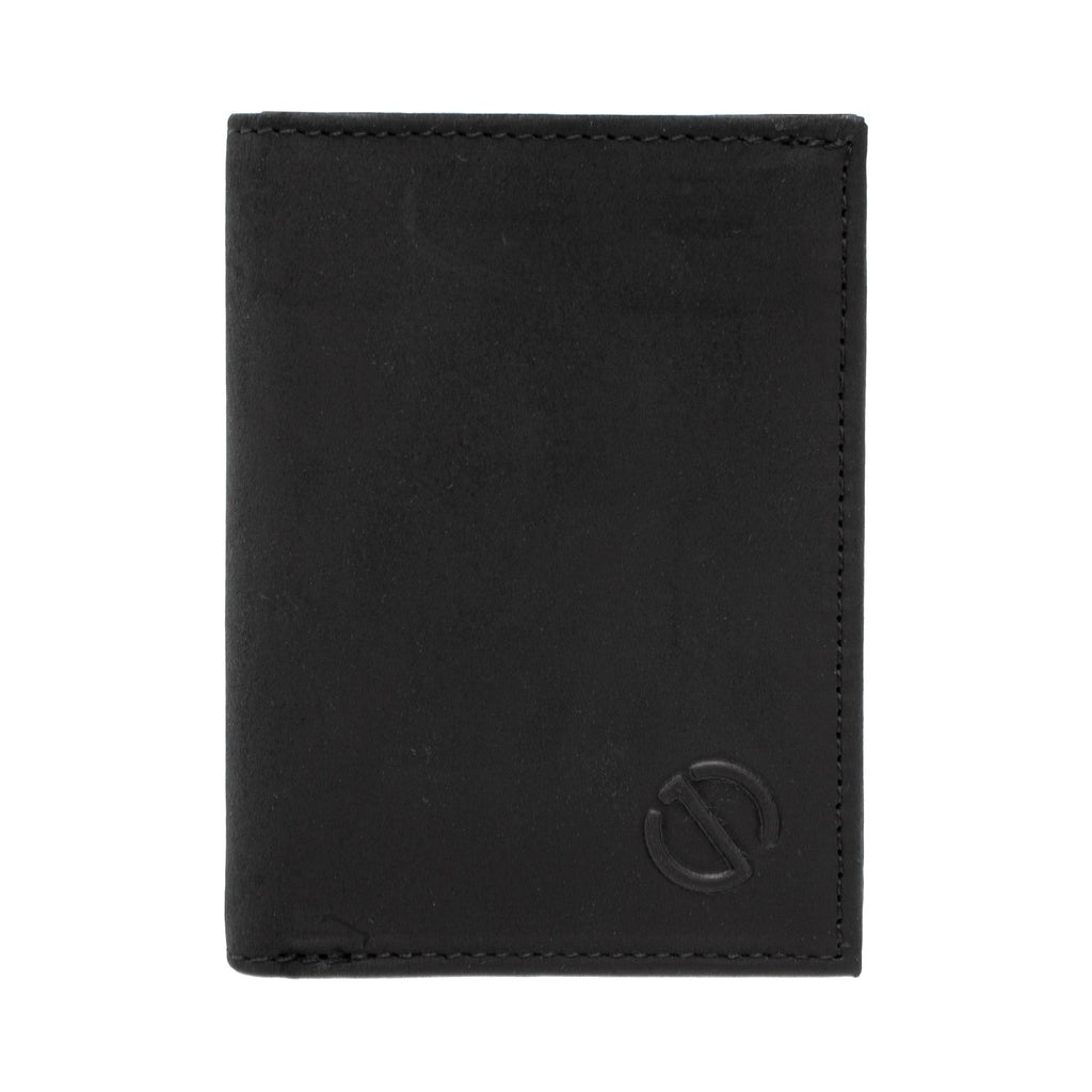 Jack Studio Full Grain Crazy Horse Leather Small Vertical Wallet Multifunction Card Holder - JWD 20856