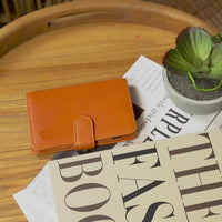 Veg Tan Leather Passport Cover – True Nature Collection thumbnail