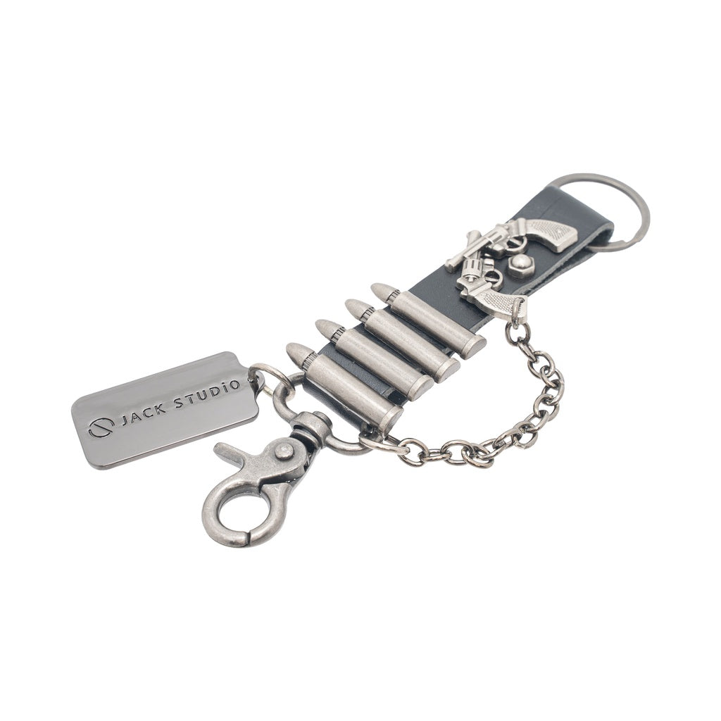 Jack Studio Genuine Leather Key Chain - Free Name Customization