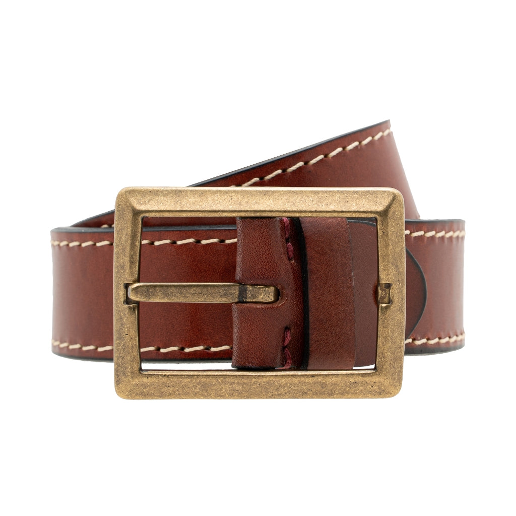 Jack Studio Full Grain Leather Double Sided Buckle Men's Belt - BL 7411 - Jack Studio Marketing Sdn Bhd