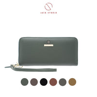 Jack Studio Marina Leather Zip Around Long Ladies Women Wallet Purse - JWB 20870 thumbnail