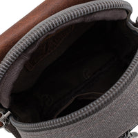Jack Studio Unisex Mini Canvas Leather Sling Bag / Waist Belt Bag - BAD 40101 thumbnail