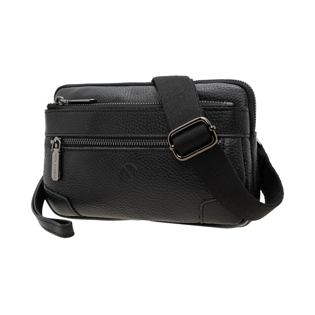 Jack Studio Genuine Cow Leather Sling Crossbody Men’s Bag - BAI 40121 - Jack Studio Marketing Sdn Bhd