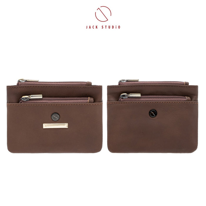Jack Studio Selene Full Grain Leather Ladies Card Holder Small Wallet Purse Woman - JWB 30152
