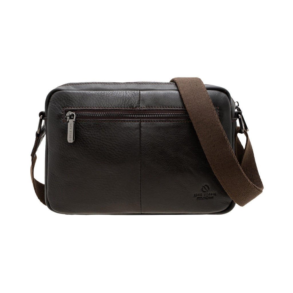 Jack Studio Genuine Cow Leather 2 Design Sling Crossbody Men’s Bag - BAI 40124/40125 - Jack Studio Marketing Sdn Bhd