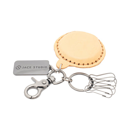 Jack Studio Genuine Leather Key Chain - Free Name Customization