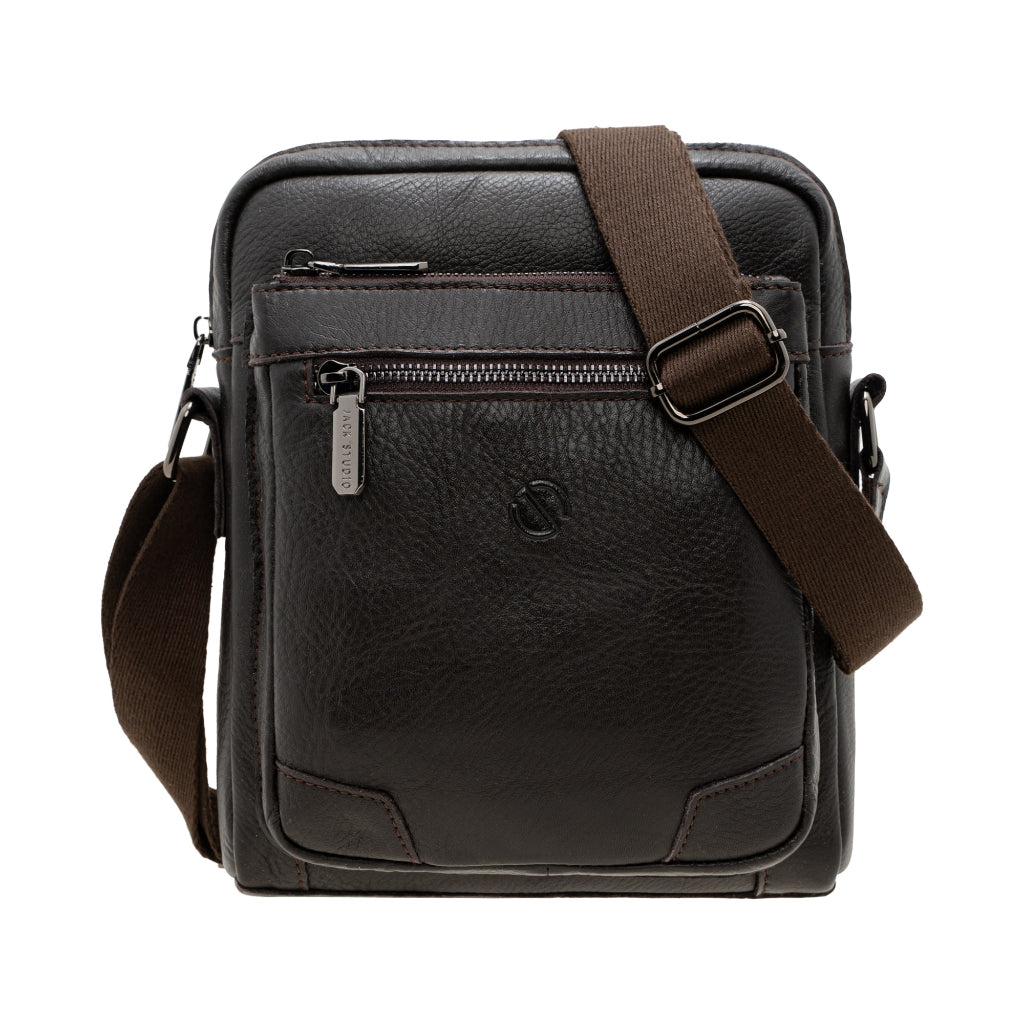 Jack Studio Genuine Cow Leather 2 Design Sling Crossbody Men’s Bag - BAI 40124/40125 - Jack Studio Marketing Sdn Bhd