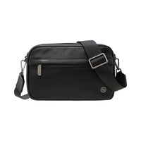 Jack Studio Full Grain Leather Black Sling Bag Men Camera bag Crossbody Shoulder Bag Beg Lelaki - BAB 40131 A thumbnail