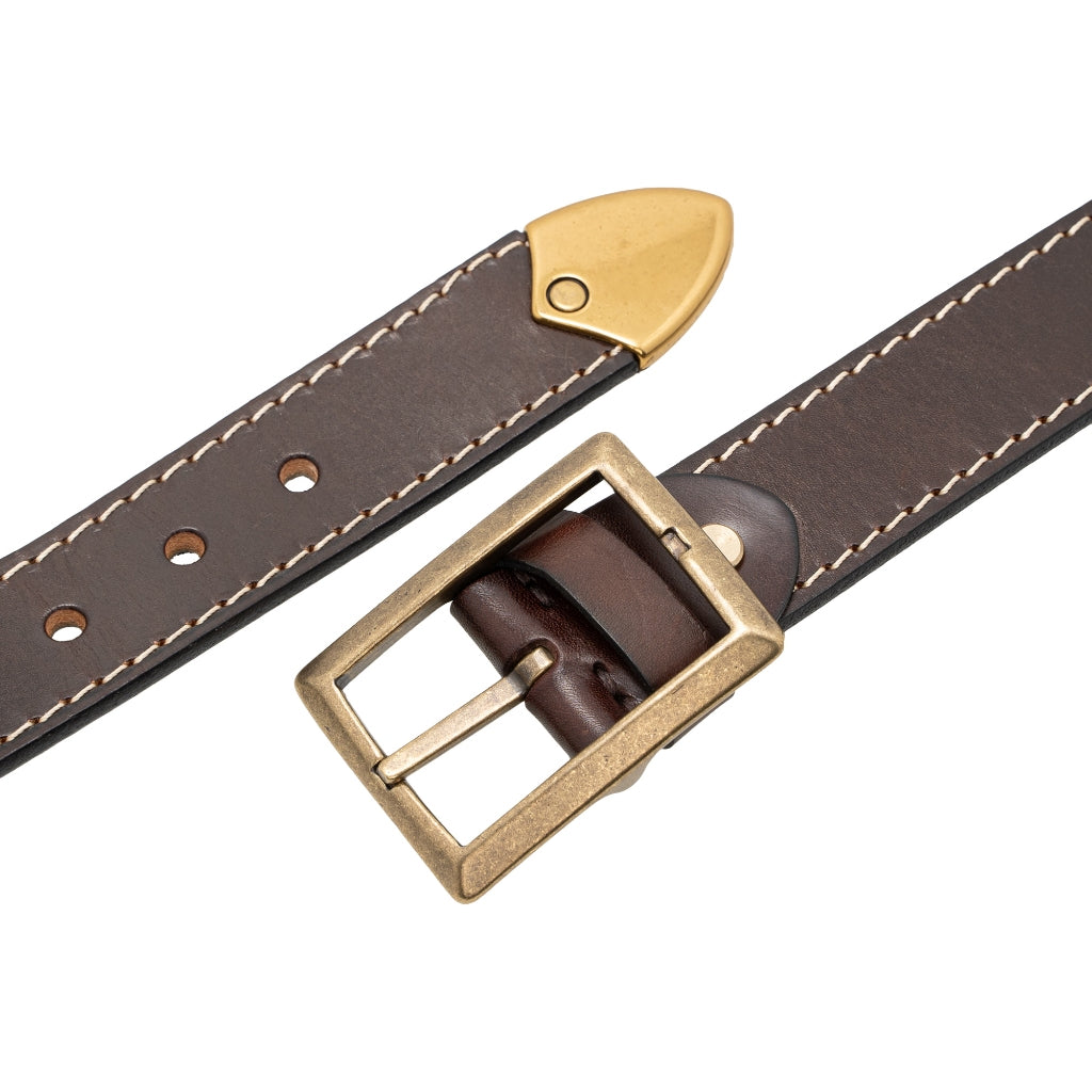 Jack Studio Full Grain Leather Double Sided Buckle Men's Belt - BL 7411