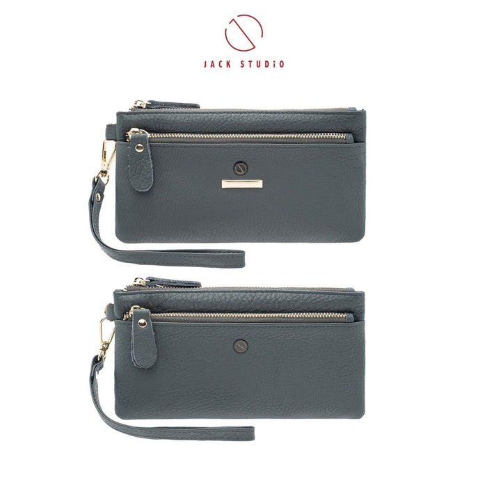 Jack Studio Duchess Leather Zipper Long Ladies Women Wallet Purse Clutch - JWB 21071