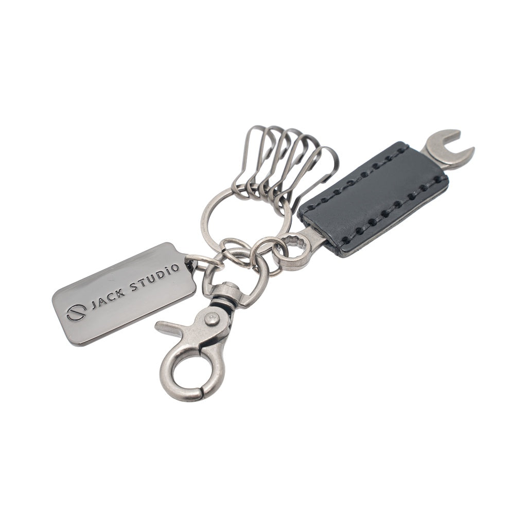 Jack Studio Genuine Leather Key Chain - Free Name Customization