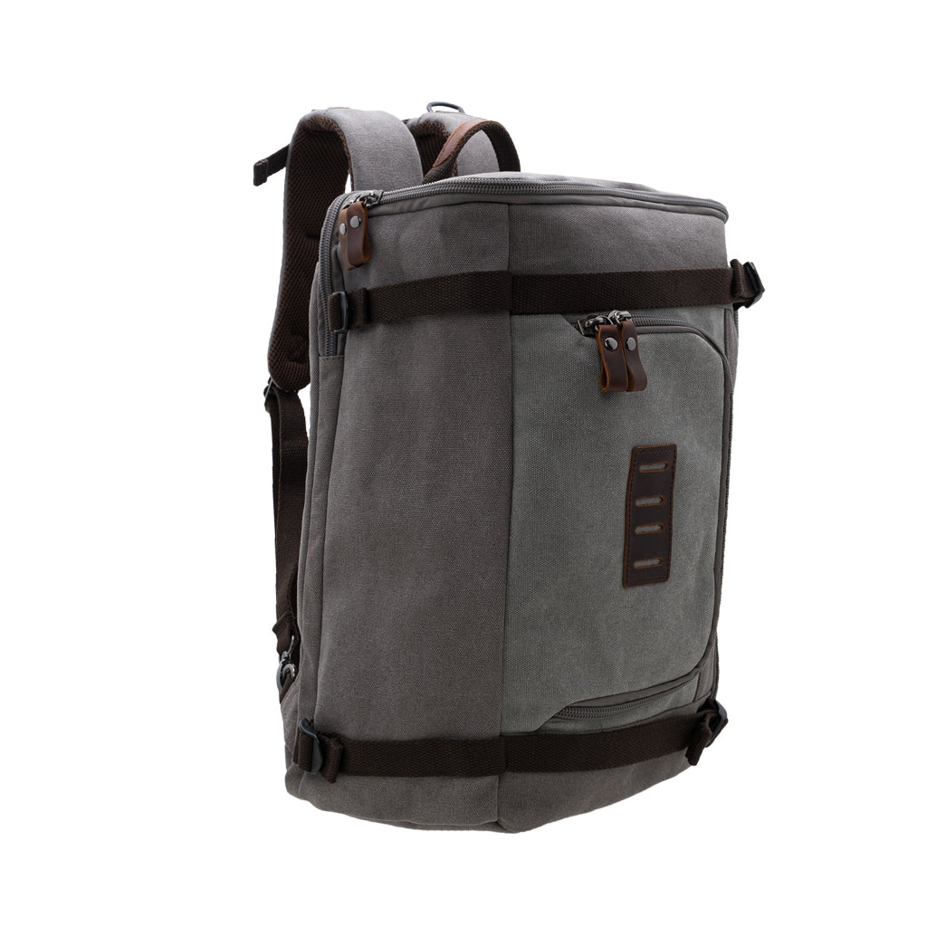 Jack Studio Canvas Leather Crossbody Sling Bag Messenger Bag Backpack - BAD 40108