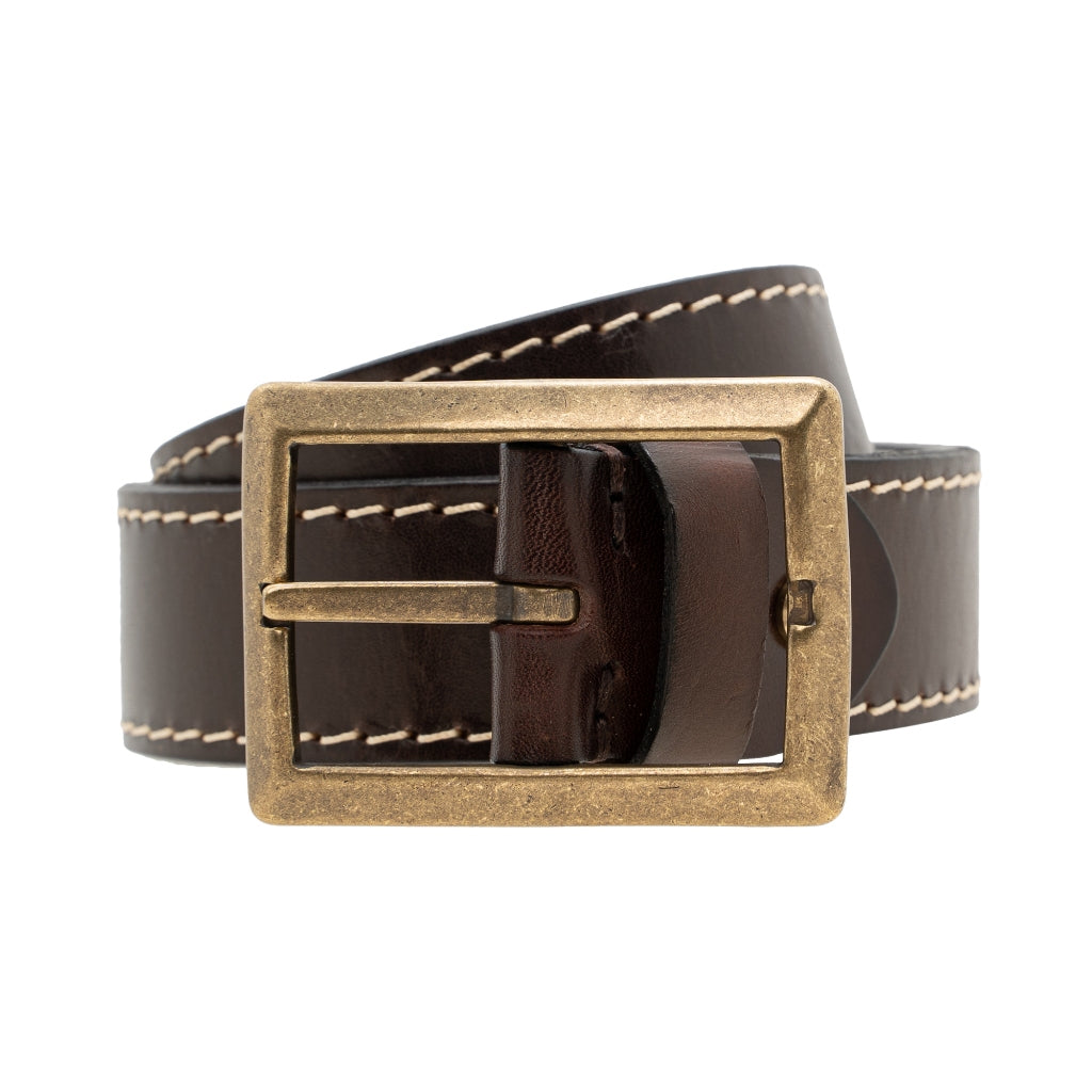Jack Studio Full Grain Leather Double Sided Buckle Men's Belt - BL 7411 - Jack Studio Marketing Sdn Bhd