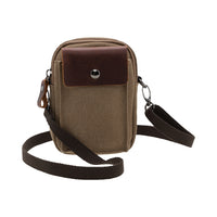 Jack Studio Unisex Mini Canvas Leather Sling Bag / Waist Belt Bag - BAD 40101 thumbnail