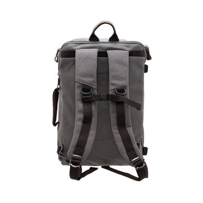 Jack Studio Canvas Leather Crossbody Sling Bag Messenger Bag Backpack - BAD 40108