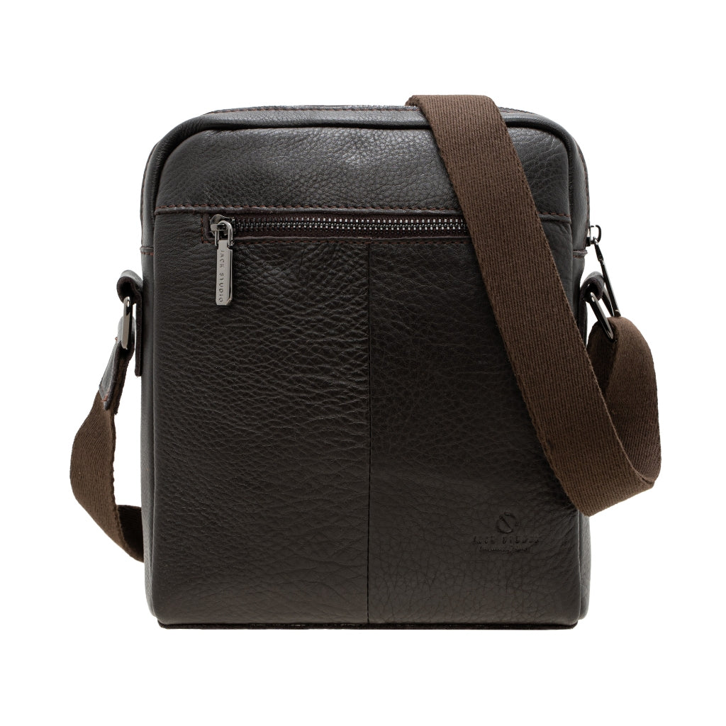 Jack Studio Genuine Cow Leather 2 Design Sling Crossbody Men’s Bag - BAI 40124/40125 - Jack Studio Marketing Sdn Bhd