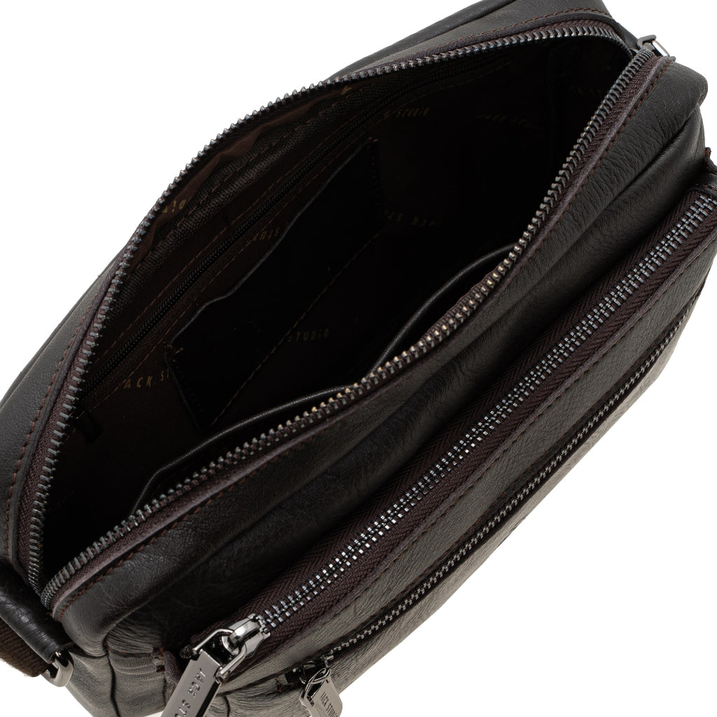 Jack Studio Genuine Cow Leather 2 Design Sling Crossbody Men’s Bag - BAI 40124/40125 - Jack Studio Marketing Sdn Bhd