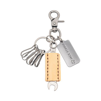 Jack Studio Genuine Leather Key Chain - Free Name Customization