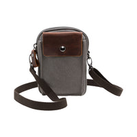 Jack Studio Unisex Mini Canvas Leather Sling Bag / Waist Belt Bag - BAD 40101 thumbnail