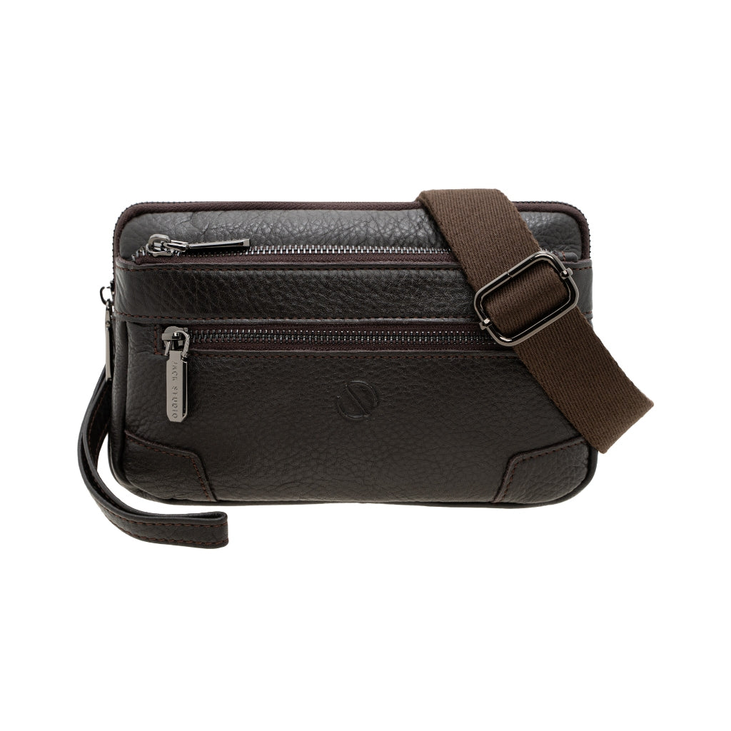Jack Studio Genuine Cow Leather Sling Crossbody Men’s Bag - BAI 40121 - Jack Studio Marketing Sdn Bhd