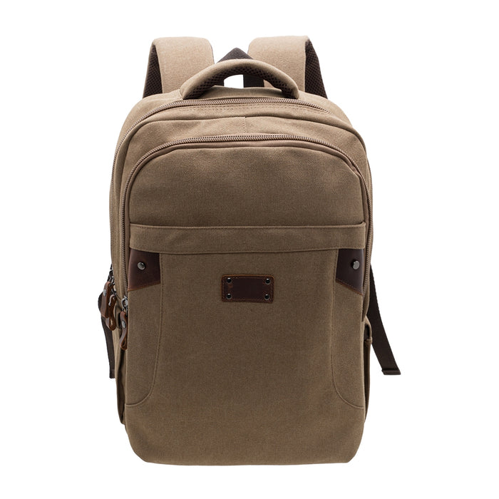Canvas Leather Backpack - Roam Collection