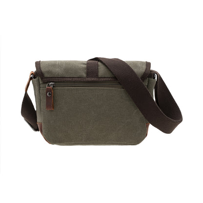 Jack Studio Free Engrave Name Canvas Leather Trendy Crossbody Sling Messenger Bag – BAD 40104