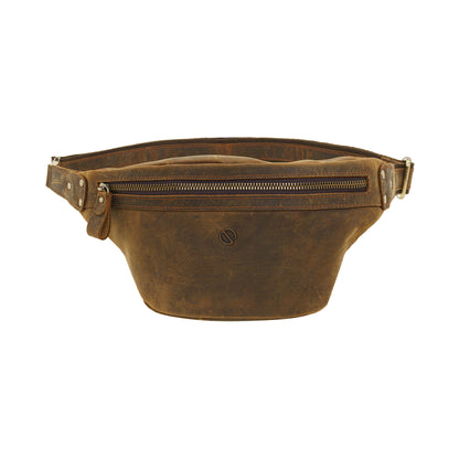 Jack Studio Full Grain Crazy Horse Leather Crossbody Chest Waist Bag - BAC 30834 - Jack Studio Marketing Sdn Bhd