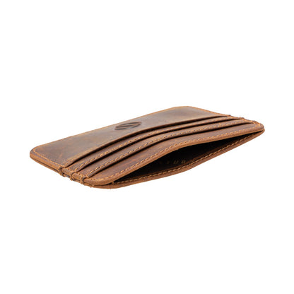 Jack Studio Full Grain Crazy Horse Leather Slim Card Holder