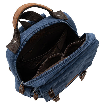 Jack Studio Canvas Leather Shoulder Sling Chest Canvas Bag