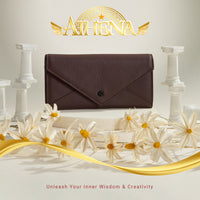 Jack Studio Athena Full Grain Leather Women's Long Wallet Purse with Snap Closure - JWB 30151 thumbnail