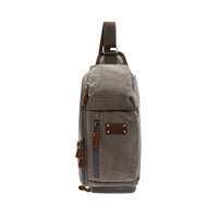 Jack Studio Canvas Leather Crossbody Chest Bag - BAD 30517 thumbnail