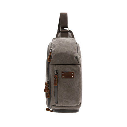 Jack Studio Canvas Leather Crossbody Sling Chest Bag - BAD 30517 - Jack Studio Marketing Sdn Bhd