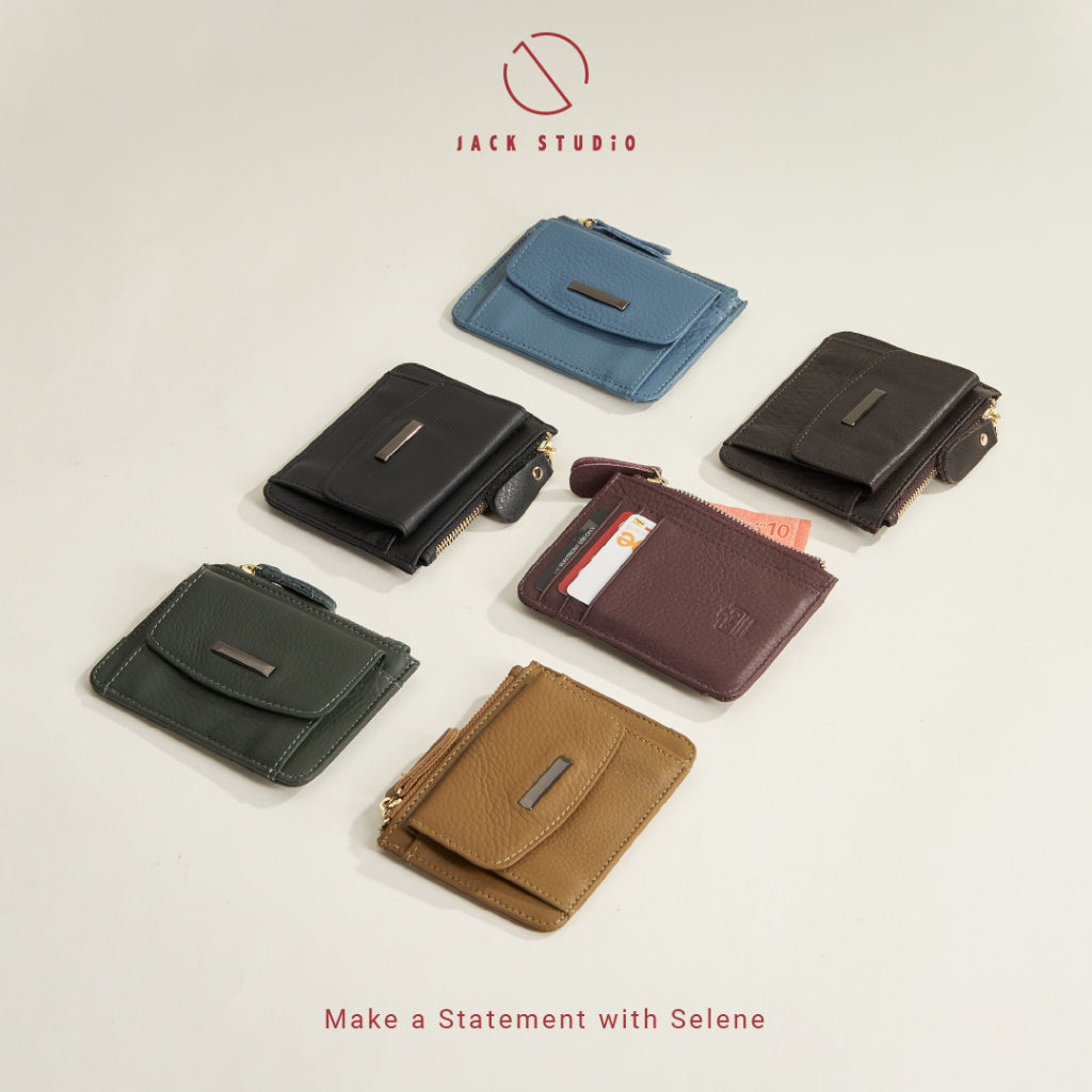 Jack Studio Selene Leather Ladies Card Holder Small Wallet