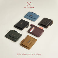 Jack Studio Selene Full Grain Leather Ladies Card Holder Small Wallet Purse Woman - JWB 30152 thumbnail