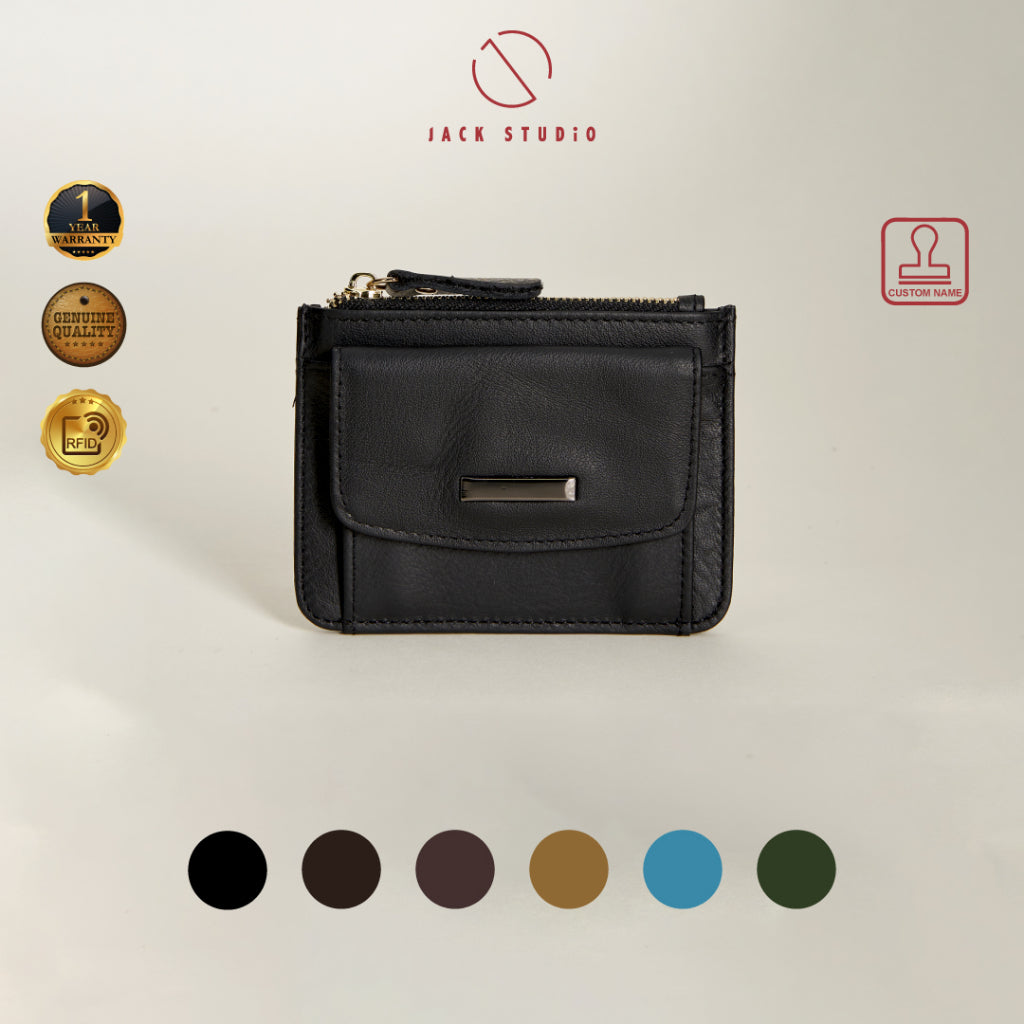 Jack Studio Selene Leather Ladies Card Holder Small Wallet