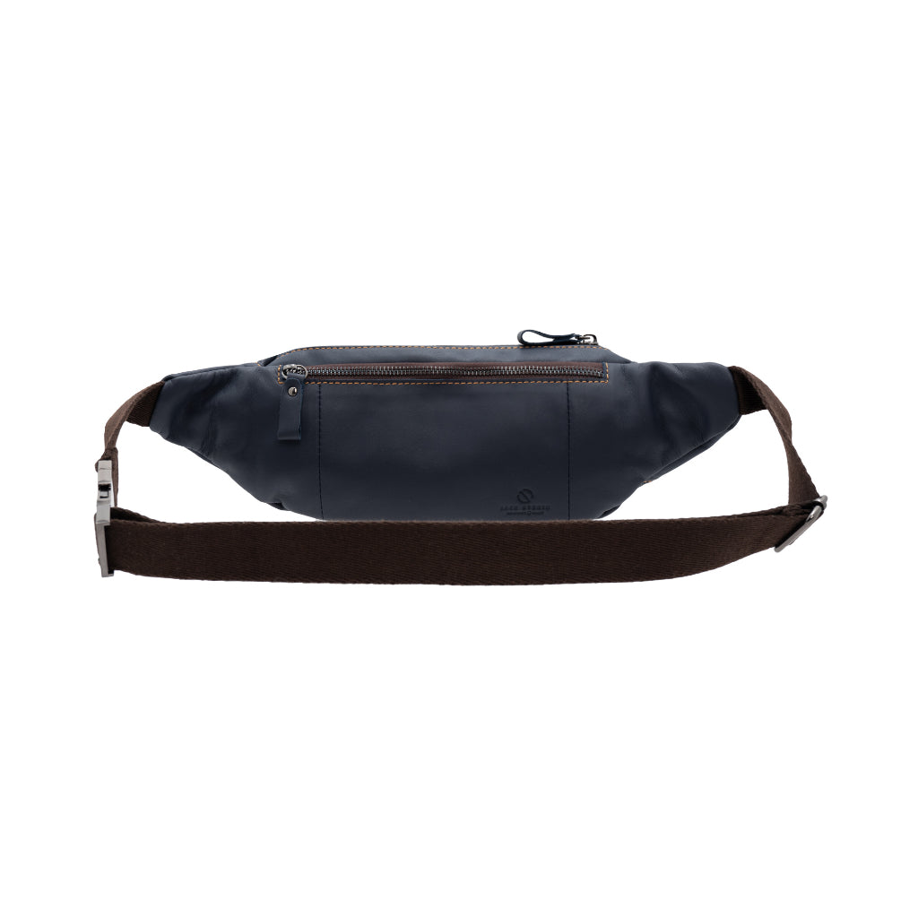 Jack Studio Genuine Leather Men Waist Chest Bag Beg Lelaki - BAB 30509 - Jack Studio Marketing Sdn Bhd