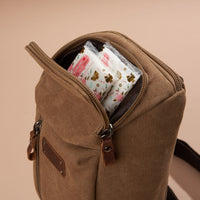 Jack Studio Canvas Leather Crossbody Chest Bag - BAD 30517 thumbnail
