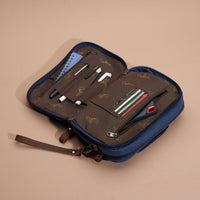 Jack Studio Canvas Leather Clutch Bag Small Size - BAD 30516 thumbnail