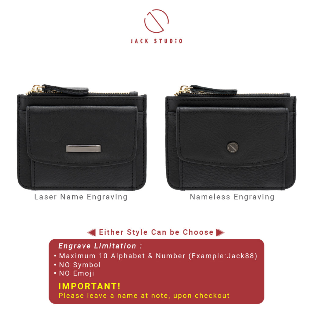 Jack Studio Selene Leather Ladies Card Holder Small Wallet