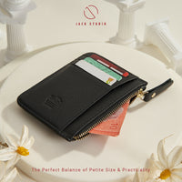 Jack Studio Selene Full Grain Leather Ladies Card Holder Small Wallet Purse Woman - JWB 30152 thumbnail