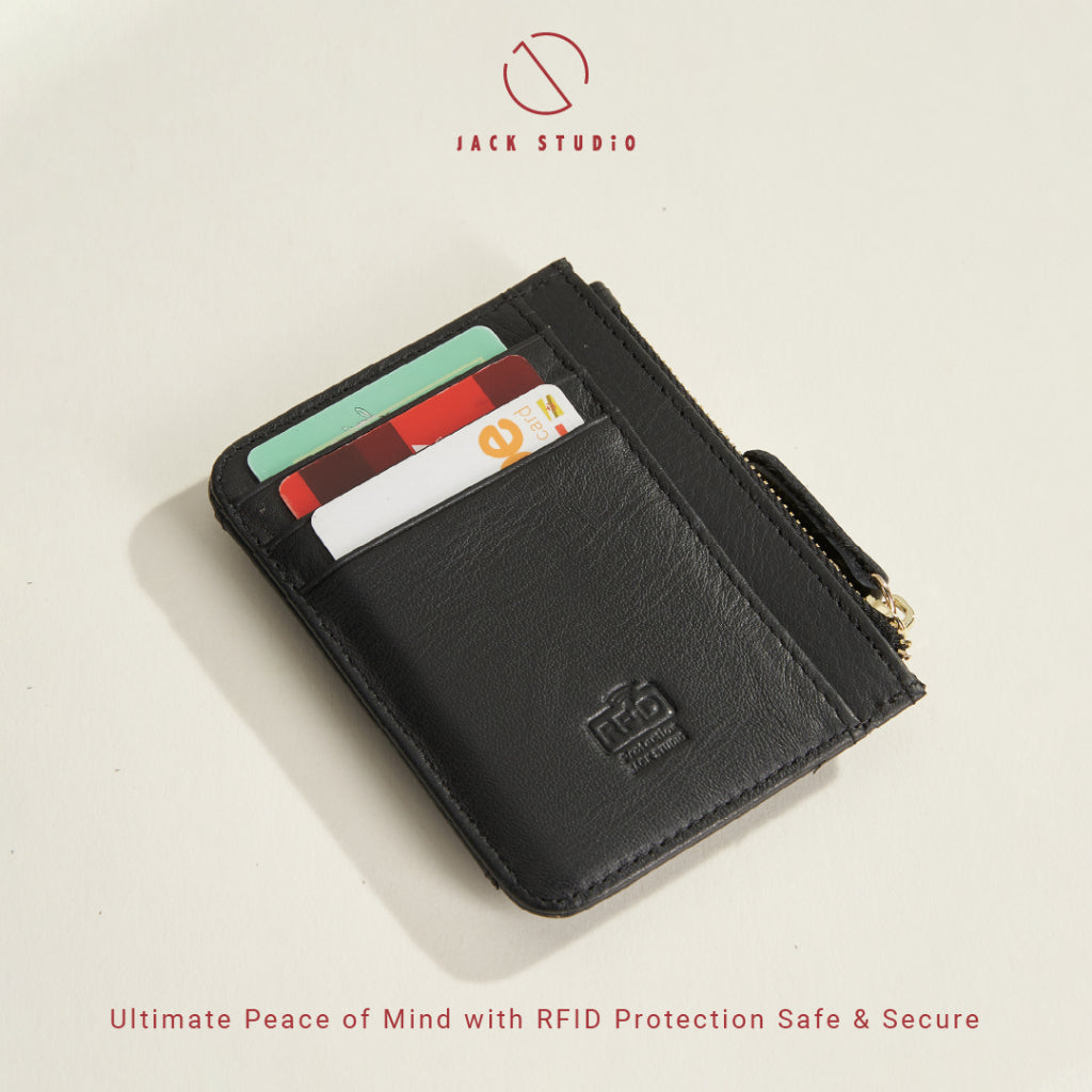 Jack Studio Selene Leather Ladies Card Holder Small Wallet