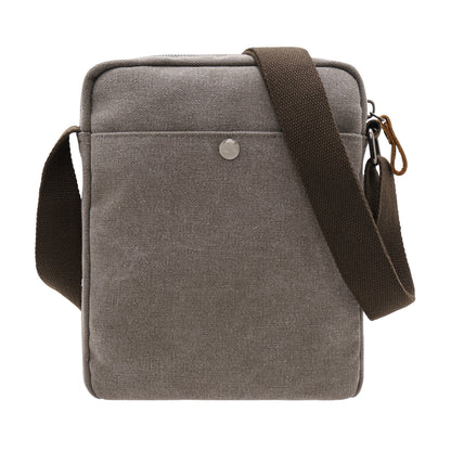 Jack Studio Unisex Stylish and Versatile Travel Canvas Leather Shoulder Bag Sling Bag - BAD 30515