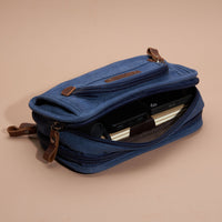 Jack Studio Canvas Leather Clutch Bag Small Size - BAD 30516 thumbnail