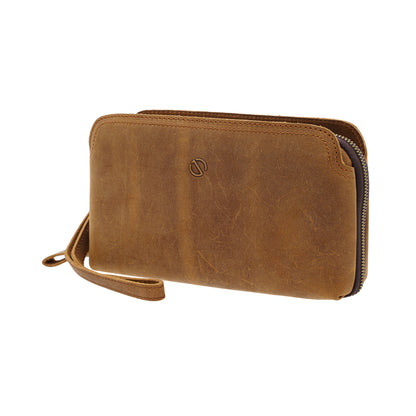Jack Studio Full Grain Crazy Horse 2-Way Styling Clutch Bag For Men - BAC 30832