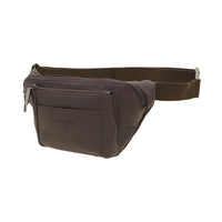Jack Studio Top Grain Leather Medium Size Men's Waist Pouch Chest Bag - BAI 30827 thumbnail